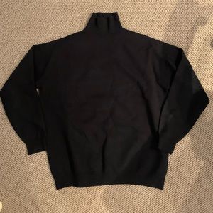 Black turtleneck sweater by & other stories in size small